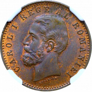 Rumunia, 2 Bani 1900 - NGC MS63 RB