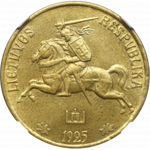 Litwa, 50 centu 1925 - NGC MS64