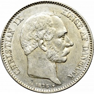 Dania, Krystian IX, 2 korony 1875