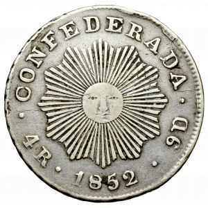 Argentine, 4 Reales 1852, cordoba