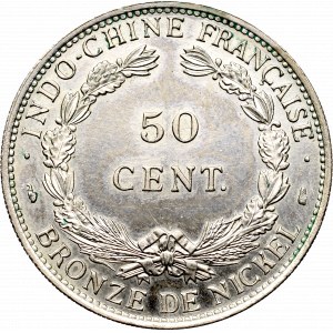 French Indochina, 50 cents Essai 1946