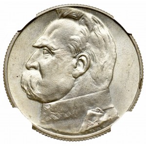 II Rzeczpospolita, 5 złotych 1934 Piłsudski - NGC MS64+