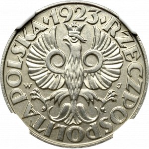 II Republic, 50 groschen 1923 - NGC MS66