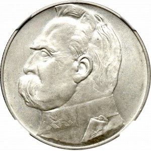 II Rzeczpospolita, 10 złotych 1936 Piłsudski - NGC MS63