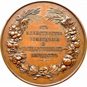 Rosja, Mikołaj II, Medal nagrodowy od Ministerstwa Rolnictwa
