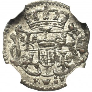 Saxony, Friedrich August II, Heller 1753 - NGC MS62