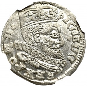 Zygmunt III Waza, Trojak 1598, Lublin - nieopisany wariant NGC MS65