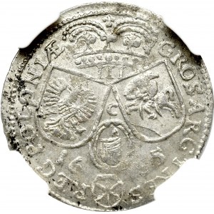 John III Sobieski, 3 groschen 1685, Cracow - NGC MS61