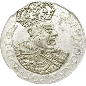 John III Sobieski, 6 groschen 1682, Cracow - NGC MS61