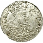 Jan III Sobieski, Szóstak 1682, Kraków - rzadkość popiersie na półotoku liniowym NGC MS61