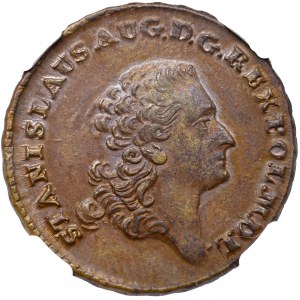 Stanislaus Augustus, 3 groschen 1766 - NGC MS63 BN