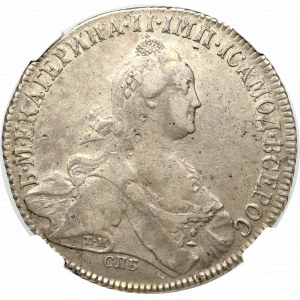 Rosja, Katarzyna II, Rubel 1773 ЯЧ-ТИ - NGC XF45