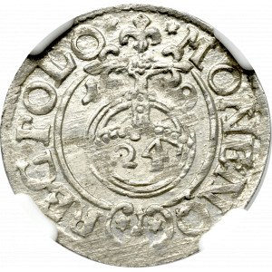 Sigismund III, 1/24 thaler 1619, Bromberg - NGC MS62