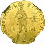 November Uprising, Ducat 1831 - NGC MS62