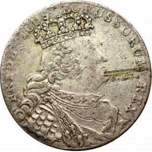 Prussia, Imitation of Friedrich August II 18 groschen, 1755 Breslau