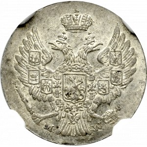 Poland under Russia, Nicholas I, 5 groschen 1840 - NGC MS66