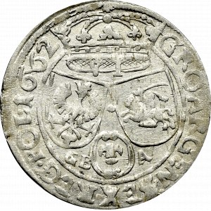 Iohann II Casimir, 6 groschen 1662 GBA, Lviv