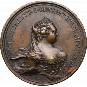 Rosja, Elżbieta, Medal z okazji śmierci carycy 1761