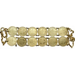 Russia, Alexander II, Bracelet made of 5 kopecks (12 ex)