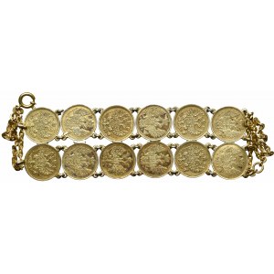 Russia, Alexander II, Bracelet made of 5 kopecks (12 ex)