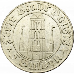 Wolne Miasto Gdańsk, 5 guldenów 1932 Kościół
