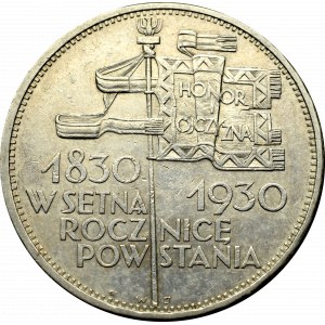 II Republic of Poland, 5 zloty 1930 November Uprising