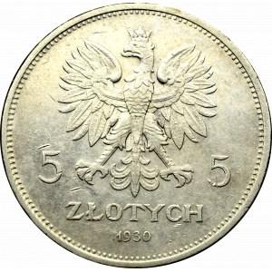 II Rzeczpospolita, 5 złotych 1930 Sztandar