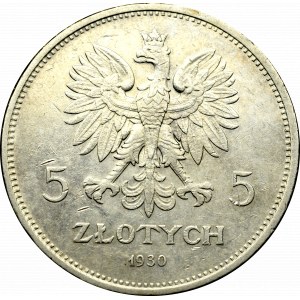 II Republic of Poland, 5 zloty 1930 November Uprising