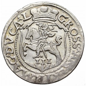 Sigismund II Augustus, 3 groschen 1564, Vilnius - L/L