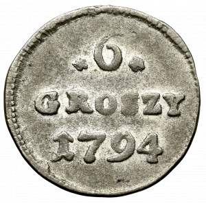 Stanislaus Augustus, 6 groschen 1794