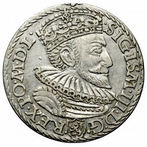 Zygmunt III Waza, Trojak 1592, Malbork - nieopisana hybryda