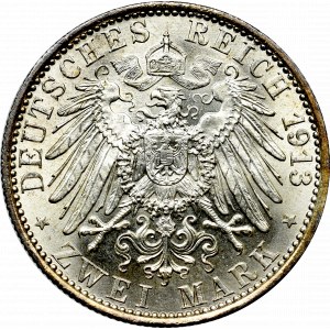 Niemcy, Prusy, 2 marki 1913