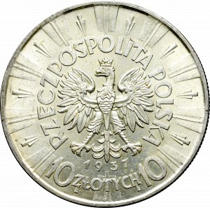 II Republic of Poland, 10 zloty 1937 Pilsudski