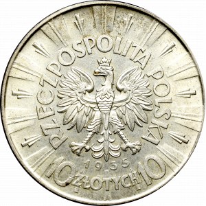 II Republic of Poland, 10 zloty 1935 Pilsudski