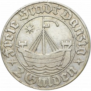 Free City of Danzig, 2 gulden 1932