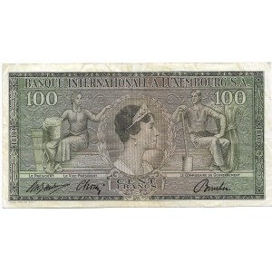 Luxemburg, 100 Francs 1956