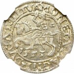 Sigismund II Augustus, Halfgroat 1553, Vilnius - LI/LITVA NGC MS66