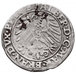 Prusy Książęce, Albrecht Hohenzollern, Grosz 1558, Królewiec - rzadkość