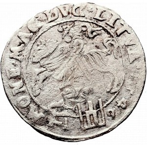 Zygmunt II August, Grosz na stopę polską 1546, Wilno - rzadkość data w otoku