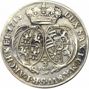 Friedrich August, 2/3 Thaler 1713