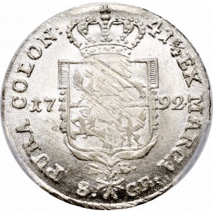 Stanislaus Augustus, 2 zloty 1792 EB - PCGS MS62