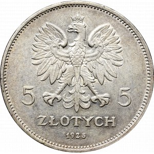 II Republic of Poland, 5 zloty 1928 Nike BZM