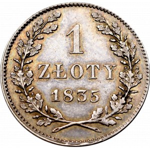 Free city of Cracow, 1 zloty 1835