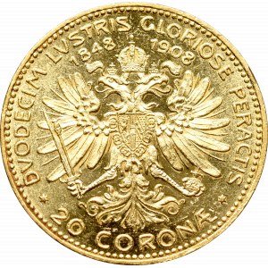 Austria, Franciszek Józef, 20 koron 1908