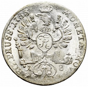 Prusy Książęce, Fryderyk II, Ort 1753, Szczecin