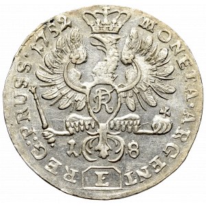 Prusy Książęce, Fryderyk II, Ort 1752, Królewiec