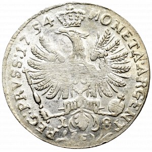 Prusy Książęce, Fryderyk II, Ort 1754, Królewiec
