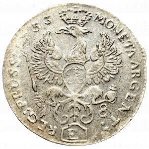 Prusy Książęce, Fryderyk II, Ort 1753, Królewiec