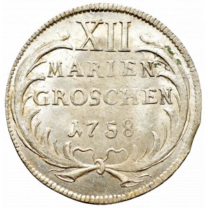 Germany, Prussia, Friedrich II, 12 groschen 1758