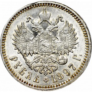 Russia, Nicholas II, Rouble 1897 АГ